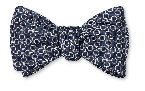 Navy Edwards Bits Bow Tie