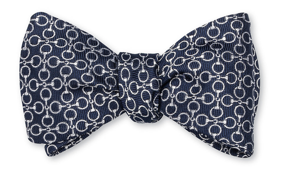 Navy Edwards Bits Bow Tie