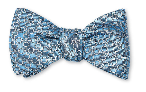 Light Blue Edwards Bits Bow Tie