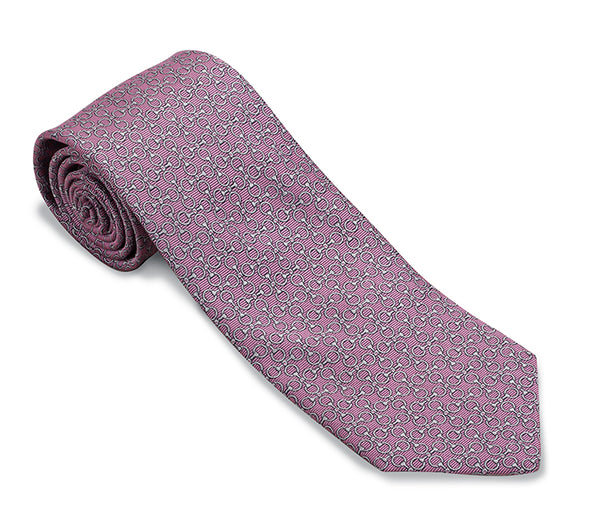 Pink Edwards Bits Necktie