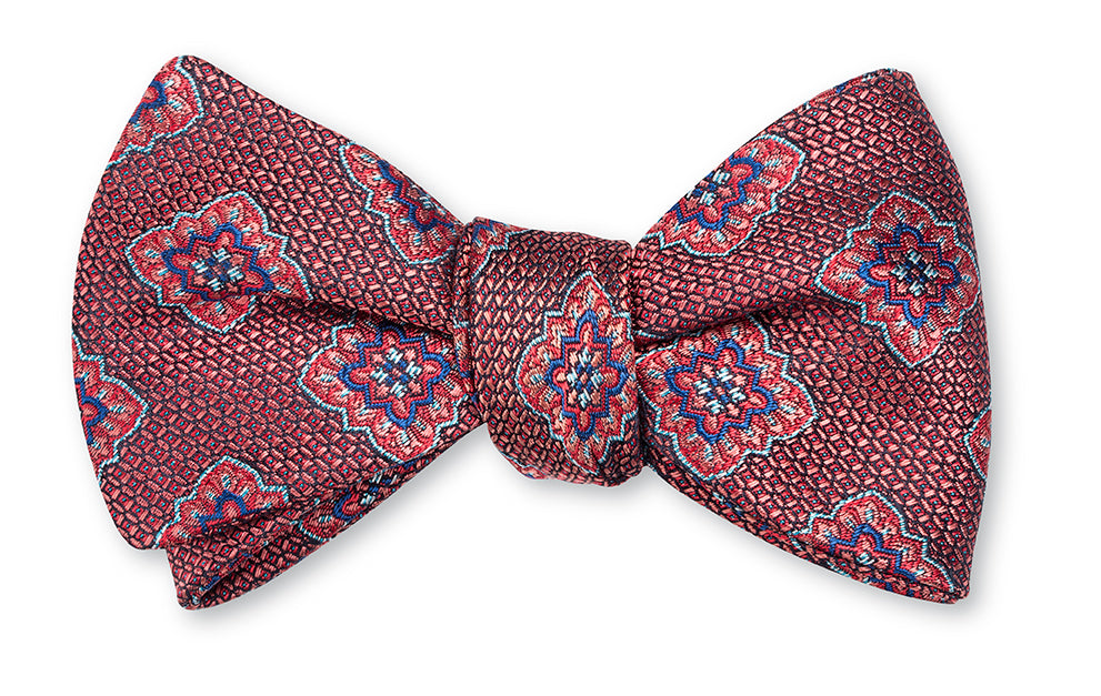Coral Edwards Medallions Bow Tie