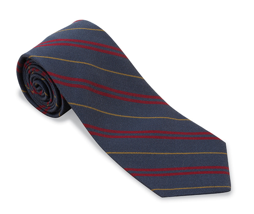 Dark Blue Ashley Stripes Necktie
