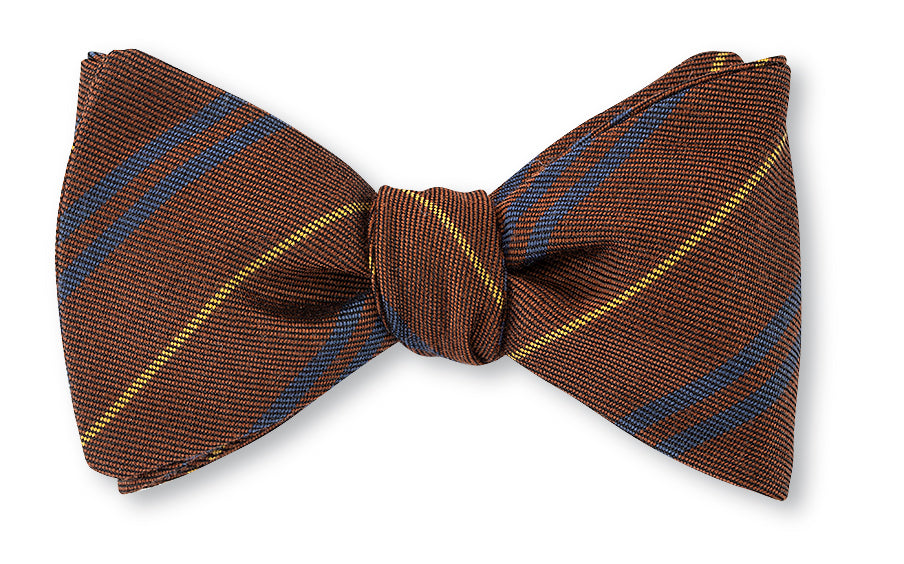 Mahogany Ashley Stripes Stripes Bow Tie