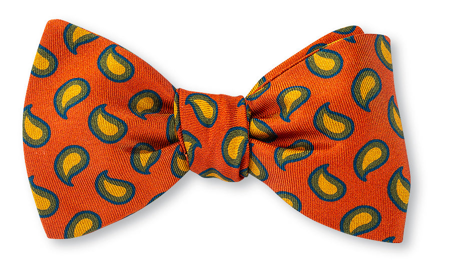 Rust Amanda Pine Bow Tie
