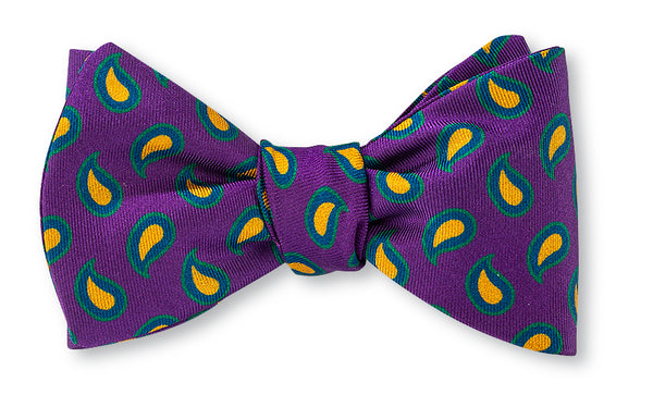 Purple Amanda Pine Bow Tie