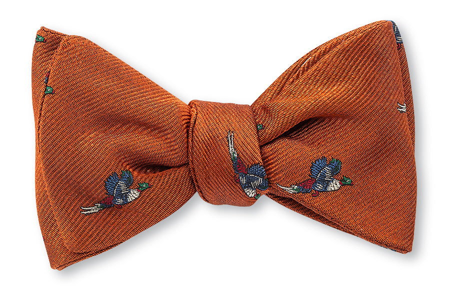 Henna Albright Pheasant Bow Tie