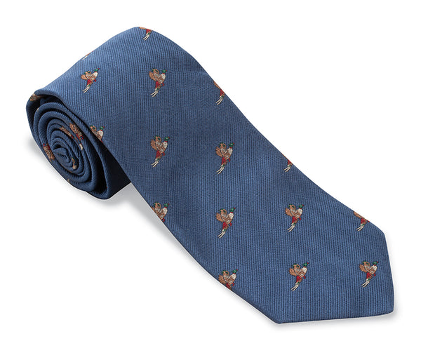 Henna Albright Pheasants Necktie