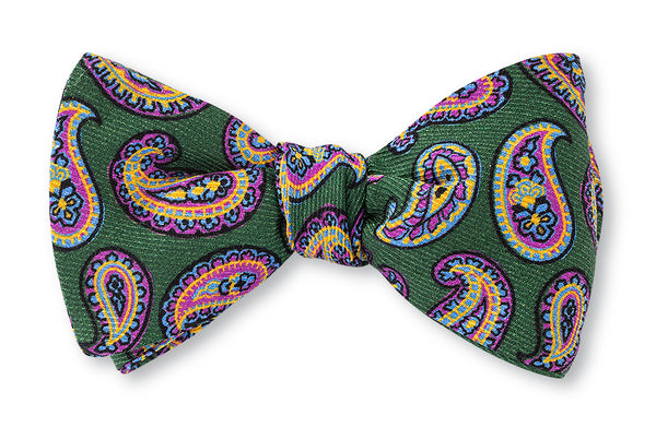 Green Caldwell Pine Bow Tie