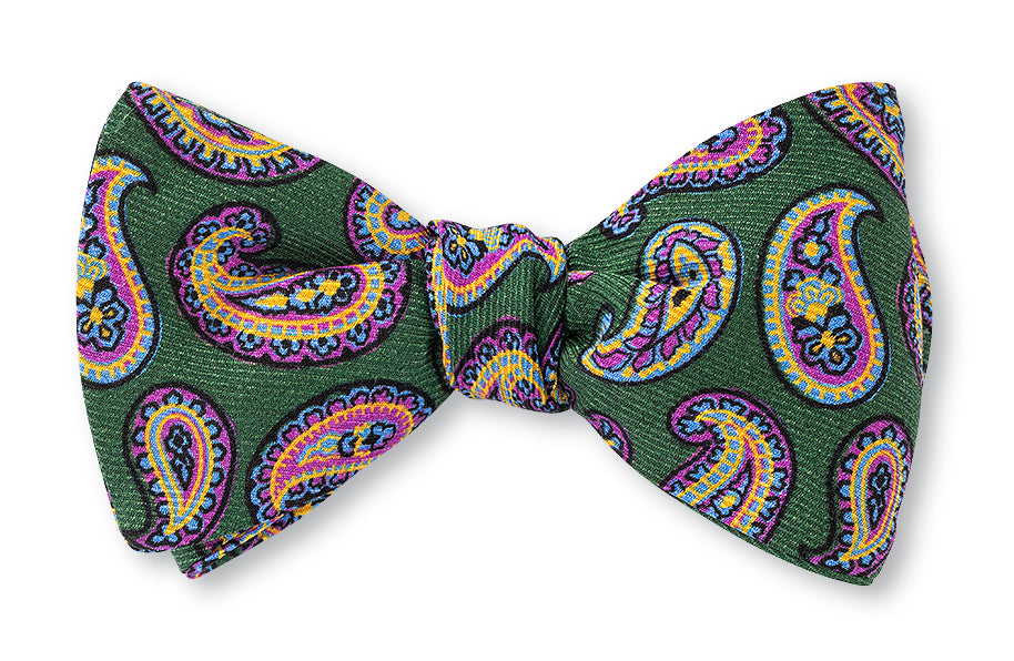 Green Caldwell Pine Bow Tie