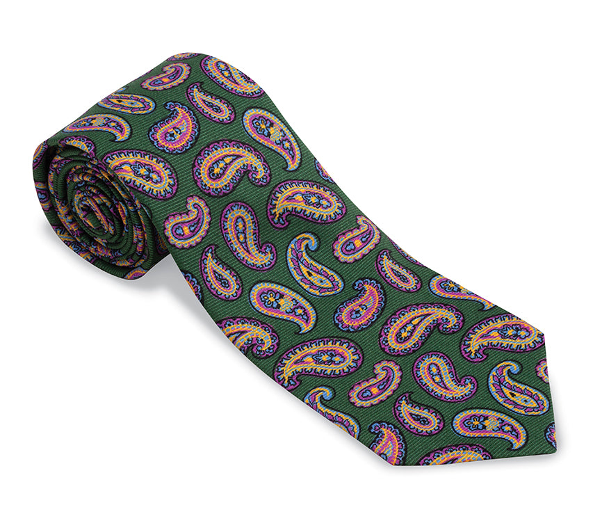 Green Caldwell Pine Necktie