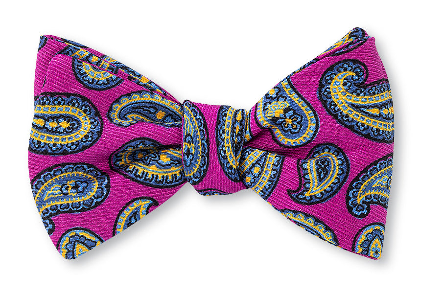 Fuchsia Caldwell Pine Bow Tie