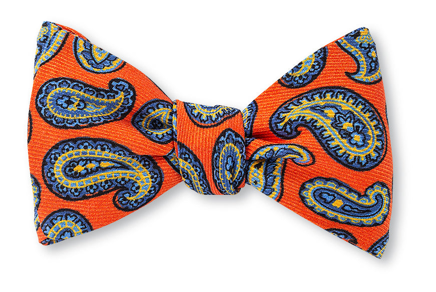 Orange Caldwell Pine Bow Tie