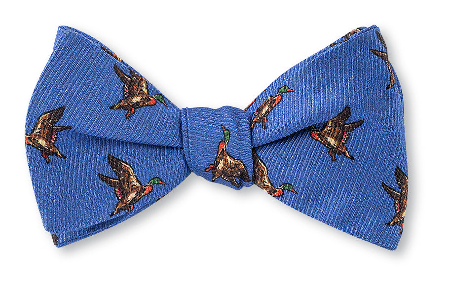 Blue Caldwell Ducks Bow Tie
