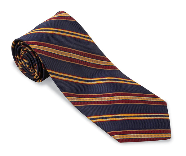 Navy Delta Stripes Necktie