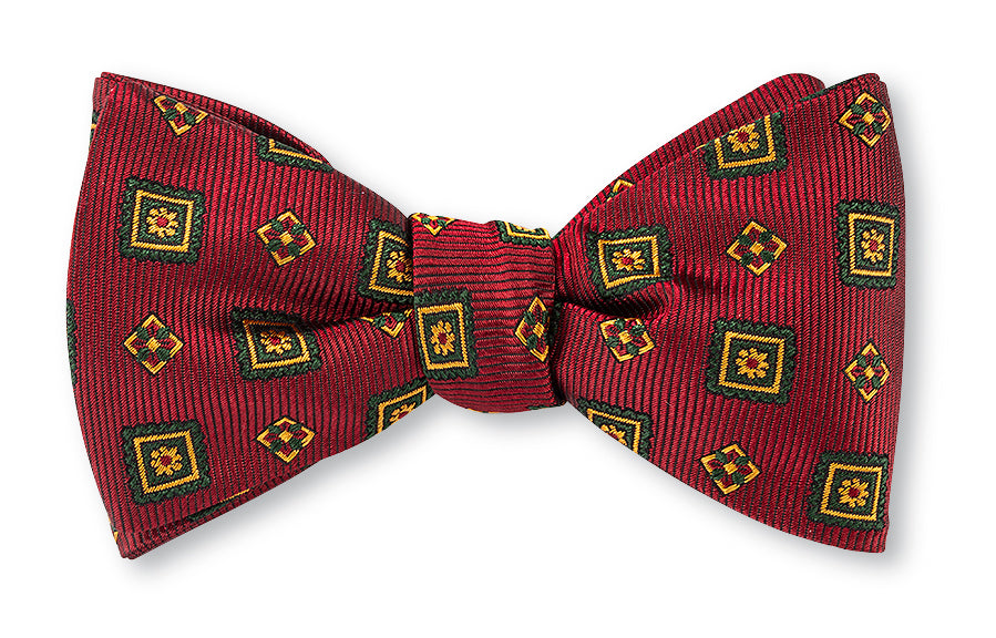 Cardinal Delta Medallions Bow Tie