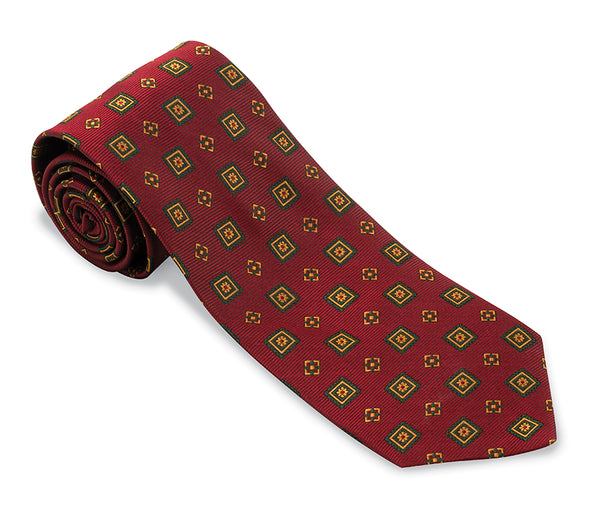 Cardinal Delta Medallions Necktie