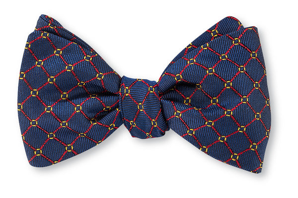 Navy Delta Links Bow Tie