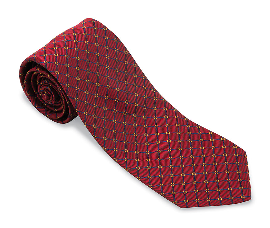 Cardinal Delta Links Necktie