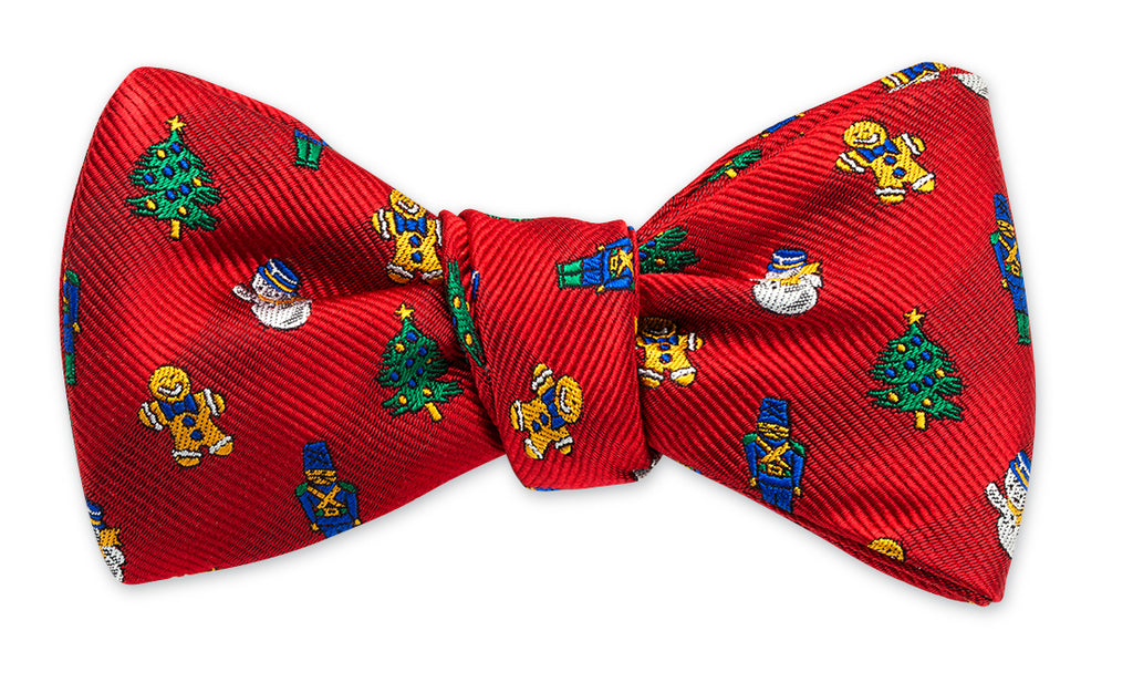 Red Holiday Bow Tie