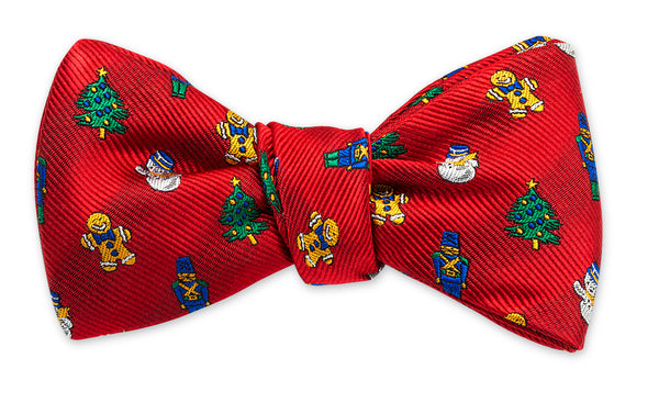 Red Holiday Bow Tie