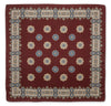 Lady's Red Medallions Scarf