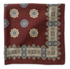 Lady's Red Medallions Scarf
