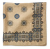 Lady's Tan Medallions Scarf