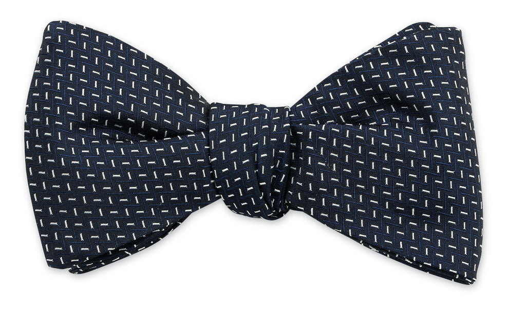 Navy Wilton Bow Tie