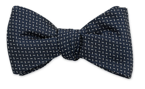 Navy Wilton Bow Tie