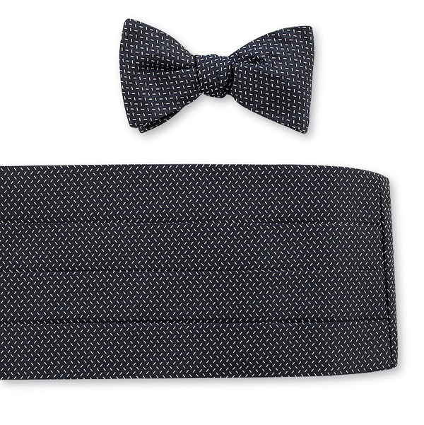 Navy Wilton Cummerbund Set