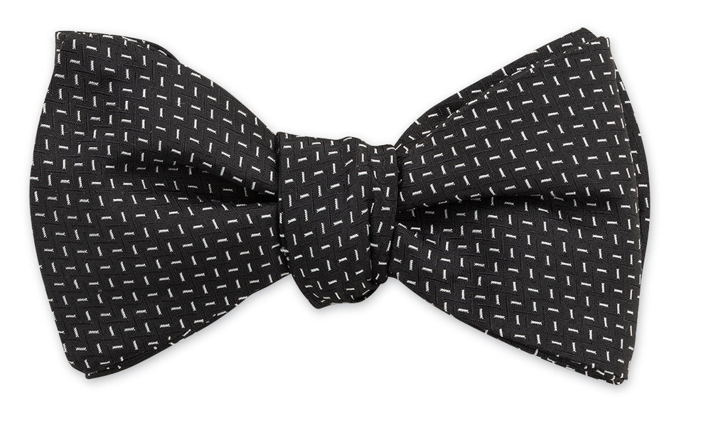 Black Wilton Bow Tie