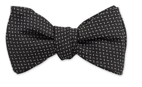 Black Wilton Bow Tie