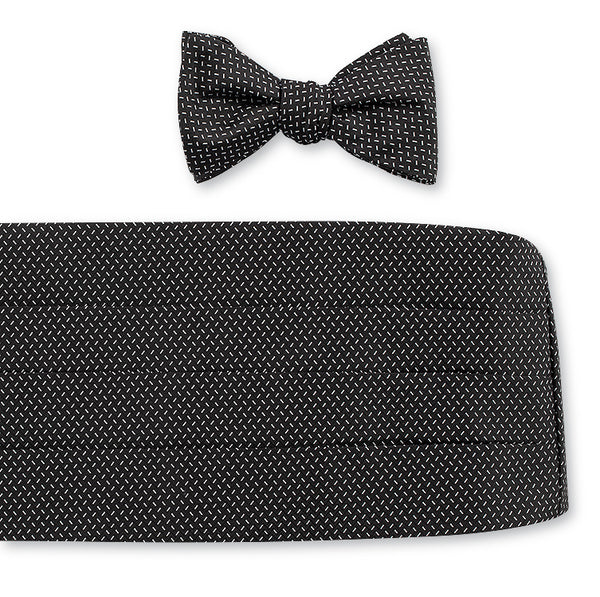 Black Wilton Cummerbund Set