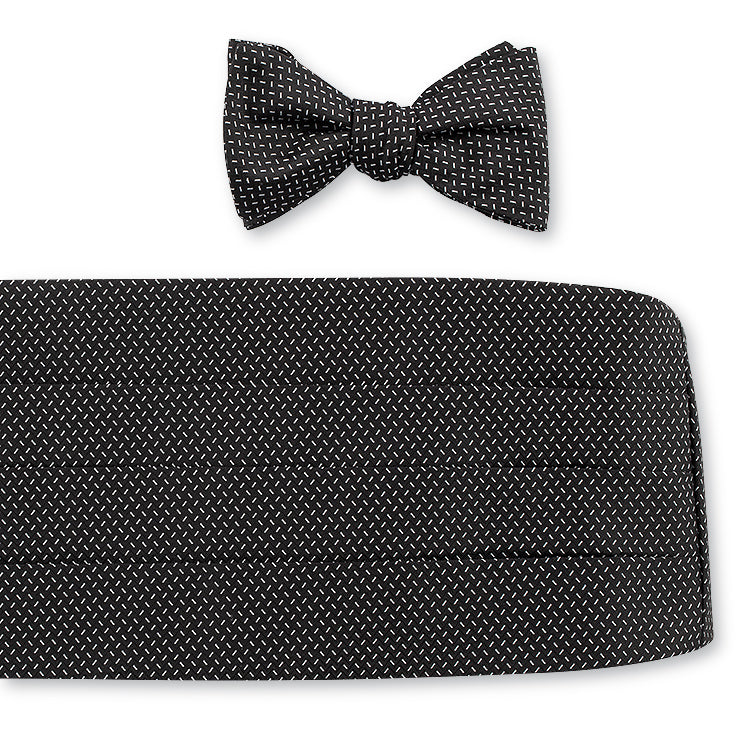 Black Wilton Cummerbund Set