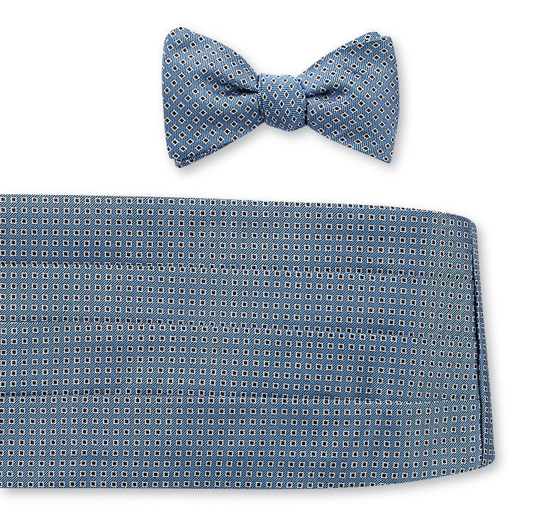 Sky Blue Fitzhugh Cummerbund Set