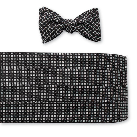 Black Fitzhugh Cummerbund Set