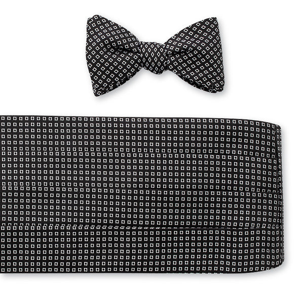 Black Fitzhugh Cummerbund Set