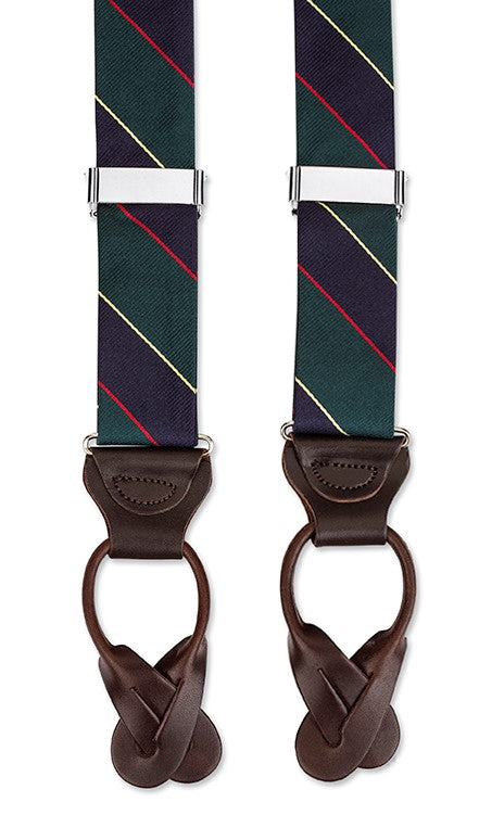 Dragoons 6th Striped Silk Suspenders