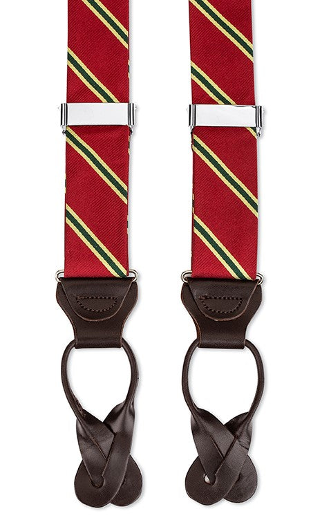 Dragoons 6th Striped Silk Suspenders - E642