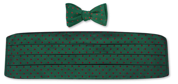 bow tie and cummerbund sets