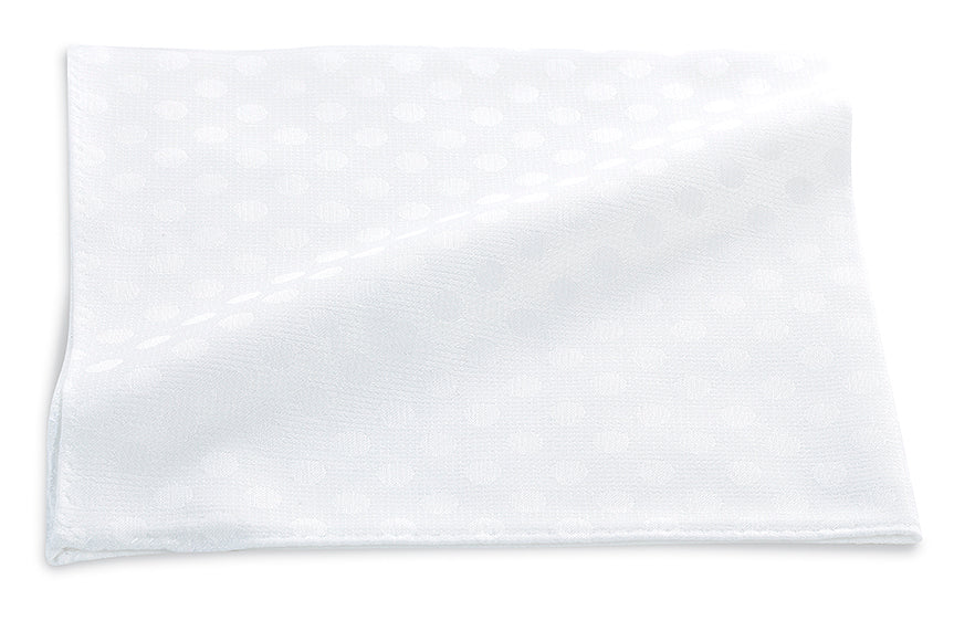 white pocket square