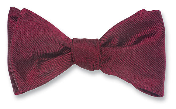 burgundy bow ties