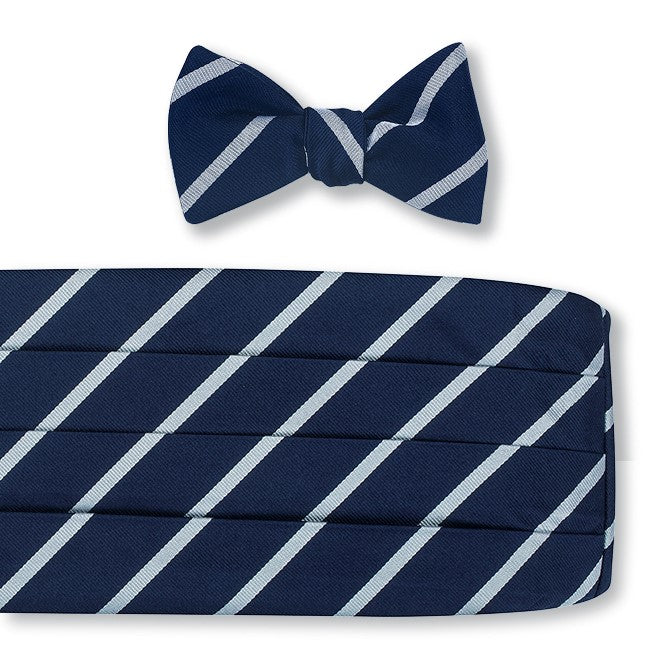 navy cummerbund