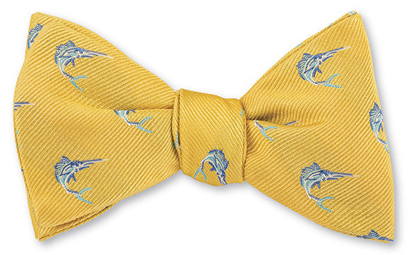 yellow marlin bow tie
