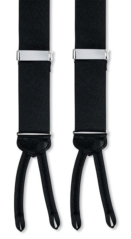 Black Suspenders - Punjab | R. Hanauer Fine Menswear Accessories