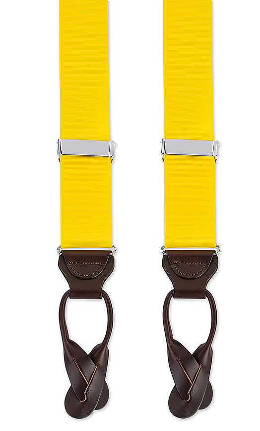 yellow suspenders