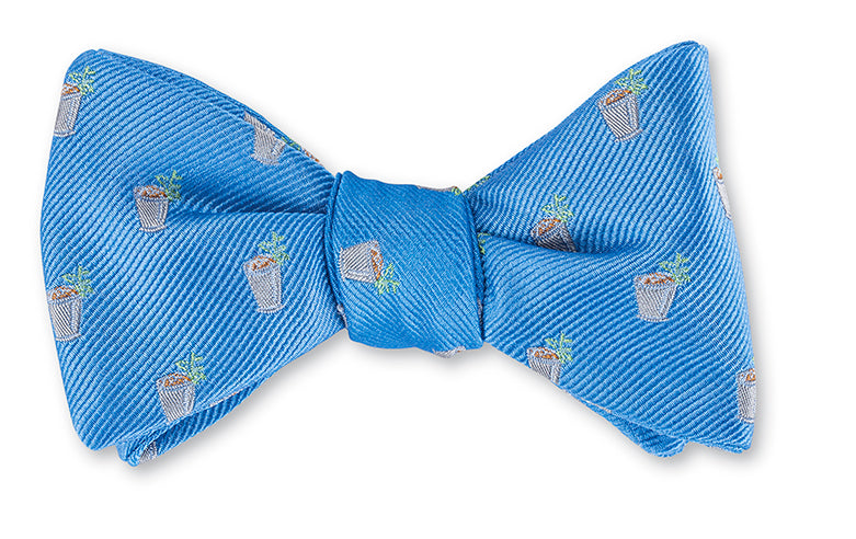 blue mint julep bow tie