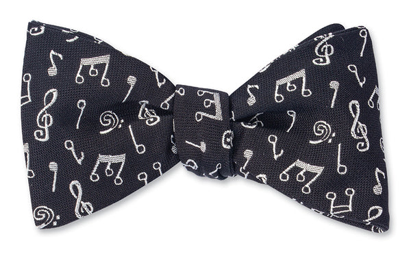 music notes bow tie
