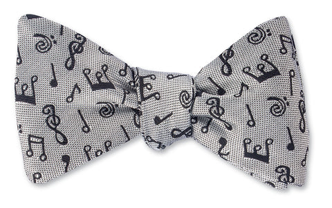 music notes bow tie