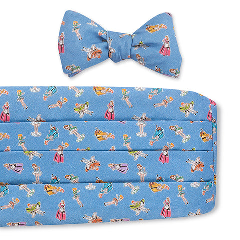 blue cummerbund